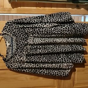 Suzanne Betro 3X animal print tunic